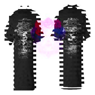 ラ・カトリーナ、ディア・デ・ロス・ムエルトス メキシコの死者の日 Tシャツ - Kawaiitshirt