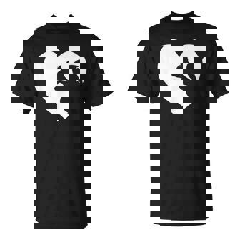 リス どんぐり 森 動物好き ハートツリー シマリス ナッツ Tシャツ - Kawaiitshirt