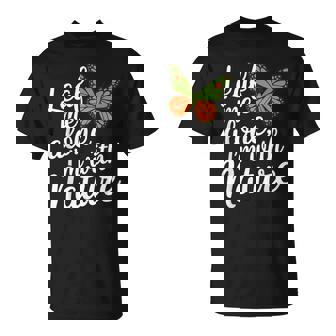 リーフ・ミー・アローン・ネイチャー・デザイン Tシャツ - Kawaiitshirt