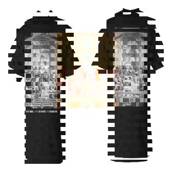 ルネッサンス名画 アテネの学校 Tシャツ - Kawaiitshirt