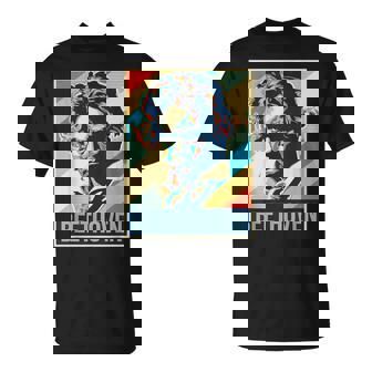 ルートヴィヒ・ヴァン・ベートーヴェン ポスター ミュージシャン 作曲家 Tシャツ - Kawaiitshirt