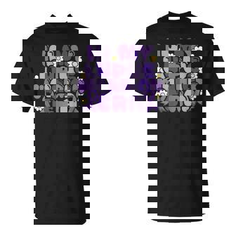 ループス・アウェアネス Lupus Warrior Era Wear Purple Ribbon Groovy Tシャツ - Kawaiitshirt