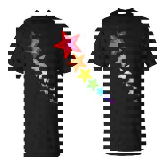 レインボーカラーの星。 Tシャツ - Kawaiitshirt