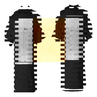 レオナルド・ダ・ヴィンチのウィトルウィウス人 Tシャツ - Kawaiitshirt