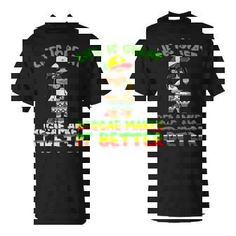 レゲエジャマイカ音楽 ラスタラスタファリレゲエ Tシャツ - Kawaiitshirt