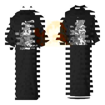 レッサーパンダ かわいい パンダ おもしろ 動物 アート イラスト Tシャツ - Kawaiitshirt