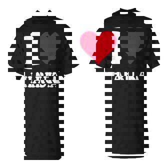 レッドハート I Love Haruka Tシャツ - Kawaiitshirt