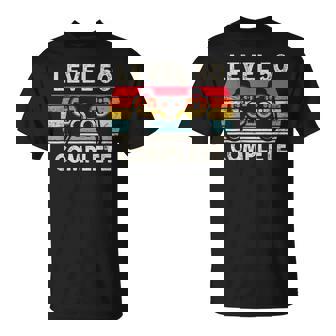 レトロ ゲーム レベル50 コンプリート 誕生日 ギフト 50歳の誕生日プレゼント女性男性ヴィンテージ Tシャツ - Kawaiitshirt
