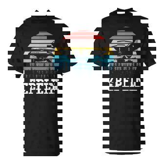 レトロ ツェッペリン 70年代 80年代 飛行船 ツェッペリン ツェップリン Tシャツ - Kawaiitshirt