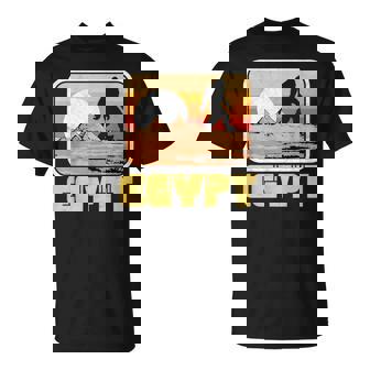 レトロ ビッグフット & ピラミッド エジプト サスカッチ グラフィック Tシャツ - Kawaiitshirt