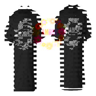 レトロ ボーホー フラワー アモーレ 愛 イタリア語 イタリア 旅行 Tシャツ - Kawaiitshirt