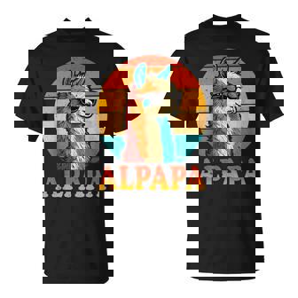 レトロ ヴィンテージ Alpapa アルパカ 恋人 ラマ 父の日 Tシャツ - Kawaiitshirt