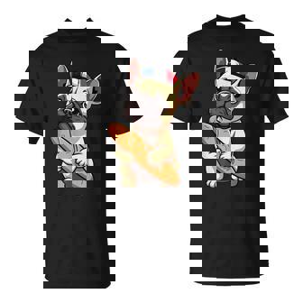 レトロ ヴィンテージ かわいい フレンチブルドッグ パリ お土産 ギフト Tシャツ - Kawaiitshirt