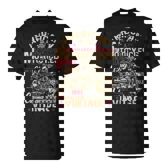 レトロ ヴィンテージ アメリカン オートバイ インディアン オールドバイカー 面白い Tシャツ - Kawaiitshirt