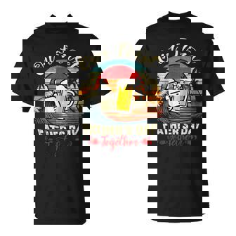 レトロ ヴィンテージ 父の日 初めての父の日 一緒に Tシャツ - Kawaiitshirt