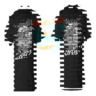 レトロup スタンドアップパドルボード スケルトンup ビーチとは Tシャツ - Kawaiitshirt