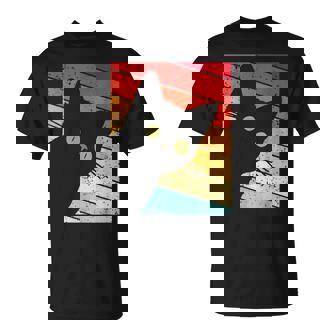 レトロな黒猫、ヴィンテージスタイルの黒猫。 Tシャツ - Kawaiitshirt