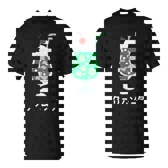 レトロジャパニーズグリーンクリームソーダジュースドリンクジャパン 70年代 80年代 Tシャツ - Kawaiitshirt