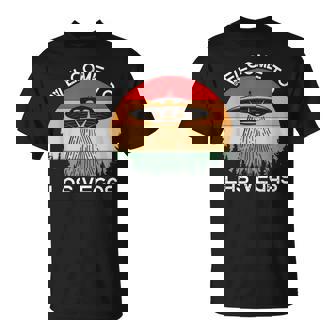 レトロベガス Ufo サイティング エイリアン メンズ レディース Tシャツ - Kawaiitshirt