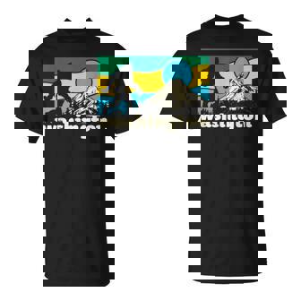 ワシントン州立大学ホームマウンテンズ ビッグフット サスカッチ イエティ ギフト Tシャツ - Kawaiitshirt