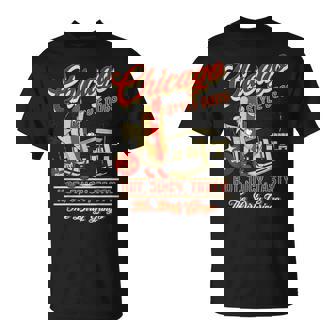 ヴィンテージ ダーティ グリンゴ シカゴスタイル ホットドッグ レトロ バイカー Tシャツ - Kawaiitshirt