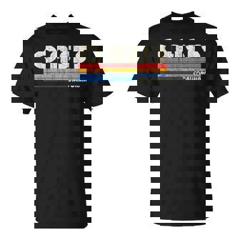 ヴィンテージ レトロ 70年代 80年代スタイル オアシスの故郷、Ca Tシャツ - Kawaiitshirt