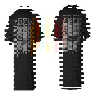 ヴィンテージ レトロ ツェッペリン 飛行船 アンティーク調 Tシャツ - Kawaiitshirt