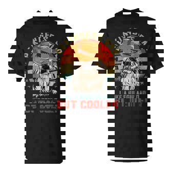 ヴィンテージ レトロ ペキニーズパパ Like Regular Dad But Cooler Tシャツ - Kawaiitshirt