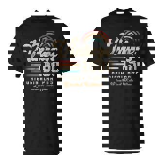 ヴィンテージ1980年、誕生年45年 レトロ Tシャツ - Kawaiitshirt