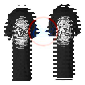 ヴィンテージカーessoガソリンスタンドメンズとレディース。 Tシャツ - Kawaiitshirt