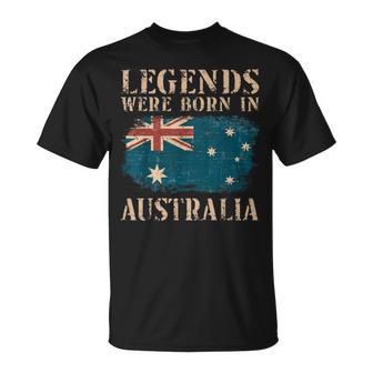 ヴィンテージデザインオーストラリア国旗オーストラリア Tシャツ - Kawaiitshirt