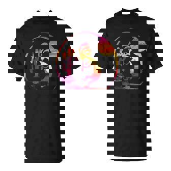 ヴィンテージネイティブアメリカンシンボル サンセット ココペリ Tシャツ - Kawaiitshirt