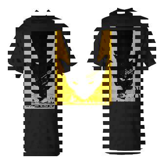 ヴィンテージポスター 黒猫レトロtシャツ Tシャツ - Kawaiitshirt