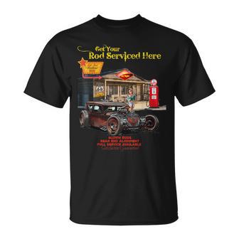 ヴィンテージラットロッドtシャツ ピンナップガール メンズtシャツ Tシャツ - Kawaiitshirt