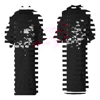 ヴィンテージ桜 日本の桜の花グラフィカルアート Tシャツ - Kawaiitshirt