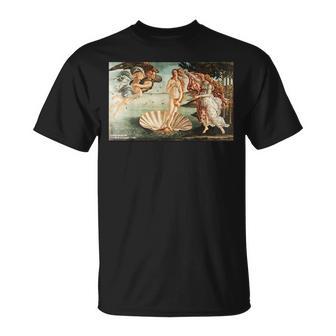 ヴィーナスの誕生 サンドロ・ボッティチェッリ 有名な絵画 Tシャツ - Kawaiitshirt
