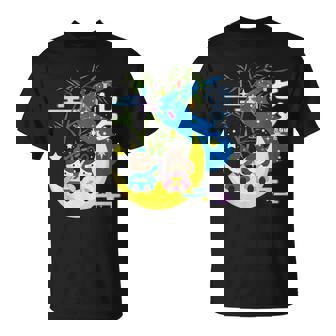 七夕、天の川、着物、日本祭りかわいい、星、日本の伝統的なお祭り、夏、夏休み、日本人形 Tシャツ - Kawaiitshirt