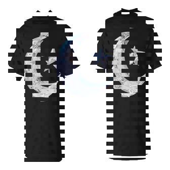 三日月と星 Tシャツ - Kawaiitshirt