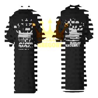 世界一のグレゴリー 面白い名前「グレゴリー」 Tシャツ - Kawaiitshirt