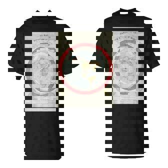 世界標準地図 フラットアースオリジナル Tシャツ - Kawaiitshirt
