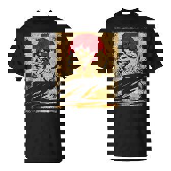 九尾の狐 日本のレトロアート Tシャツ - Kawaiitshirt