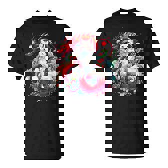 九尾狐 きつね竜 Tシャツ - Kawaiitshirt