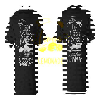 人生があなたにレモンを与えるとき、レモネードギフトを作る Tシャツ - Kawaiitshirt