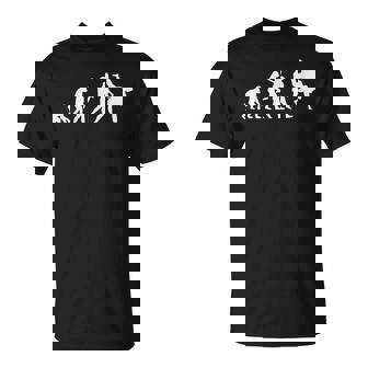 人類の進化 エボリューション 道場 柔道好き 趣味 古武道 柔道家 柔道部 おもしろ 柔道 Tシャツ - Kawaiitshirt