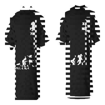 人類の進化 ロッククライミング エイドクライミング フリークライミング アルパインクライミング 登攀 登山 ボルダリング Tシャツ - Kawaiitshirt