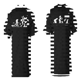 人類の進化 ネタ 山登り ハイキング アウトドア 趣味 おもしろ Tシャツ - Kawaiitshirt