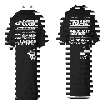 今日の目標 知らない猫について行かない かわいい おもしろ ねこ好き 猫好き ギャグ 愛猫家 ネコ好き Tシャツ - Kawaiitshirt