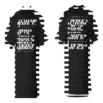 利他主義は幸福の源。利他主義者デザイン Tシャツ - Kawaiitshirt