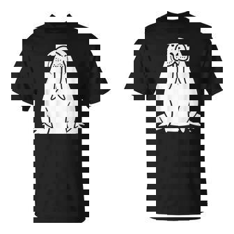 動物 かわいい ミニマリスト セイウチ シンプルなセイウチ Tシャツ - Kawaiitshirt