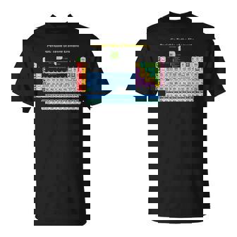 化学元素周期表 ノベルティ グラフィックデザイン Tシャツ - Kawaiitshirt